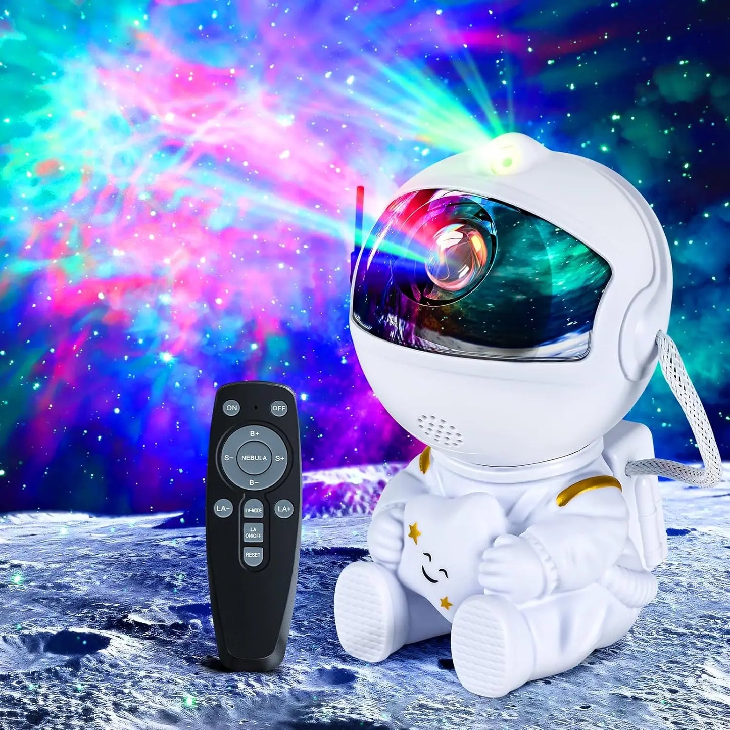 Starry Sky Galaxy Astronaut Night Illuminating Projector