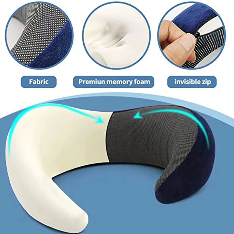 CloudComfort Memory Foam Neck Pillow