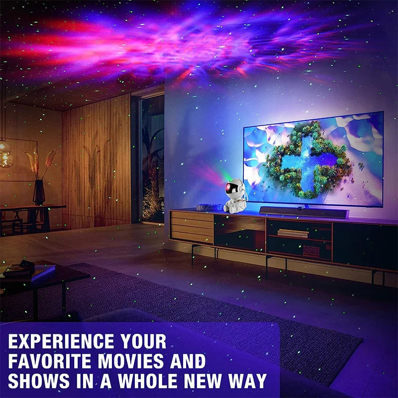 Starry Sky Galaxy Astronaut Night Illuminating Projector