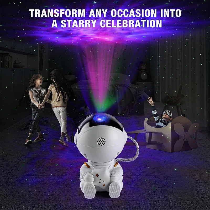 Starry Sky Galaxy Astronaut Night Illuminating Projector