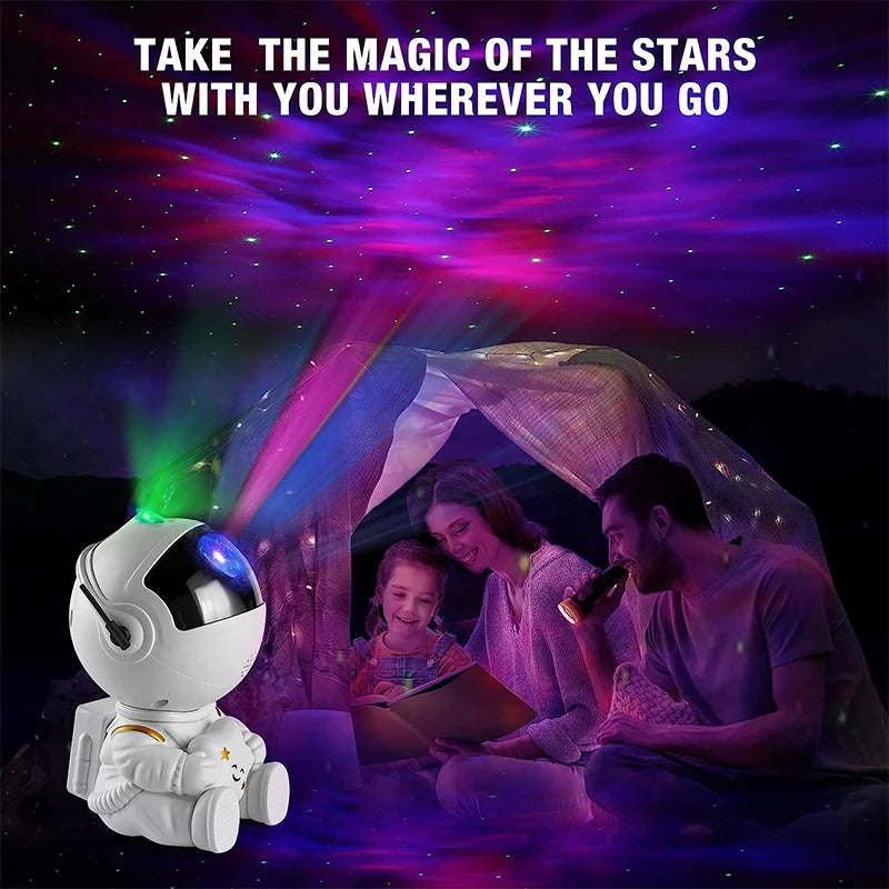 Starry Sky Galaxy Astronaut Night Illuminating Projector