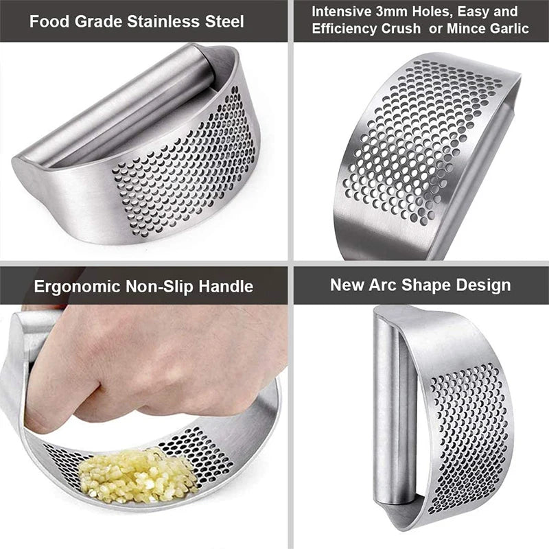 Stainless Garlic Press