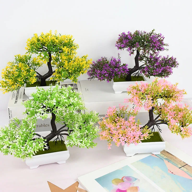 Artificial Bonsai Tree Home Ornament