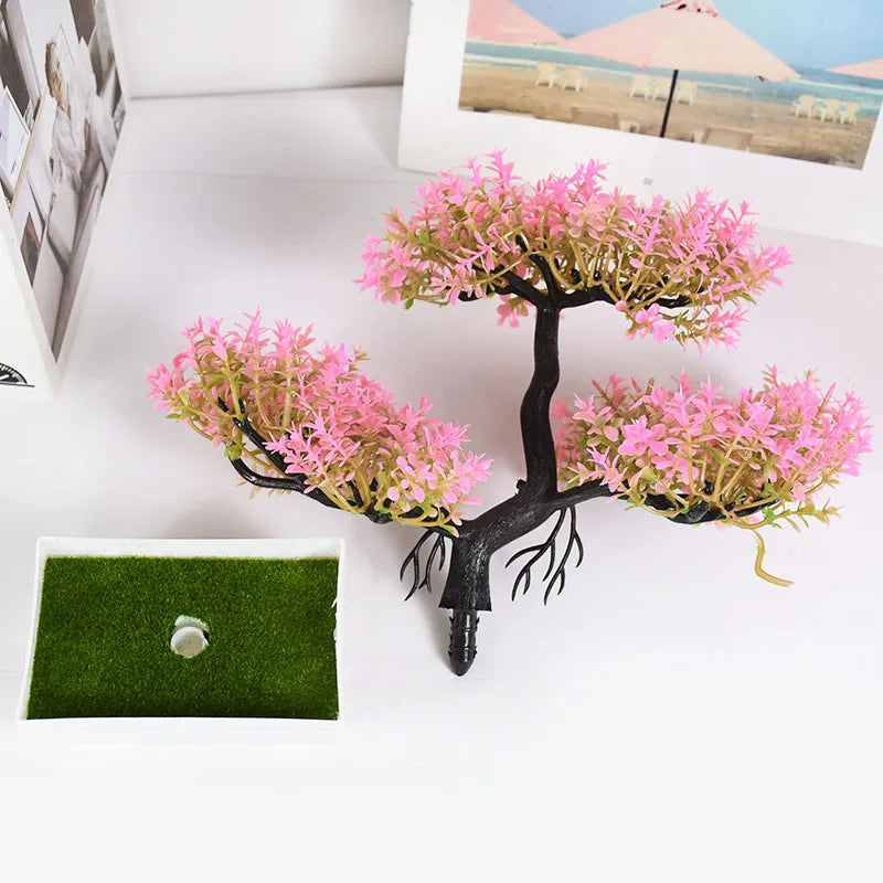 Artificial Bonsai Tree Home Ornament