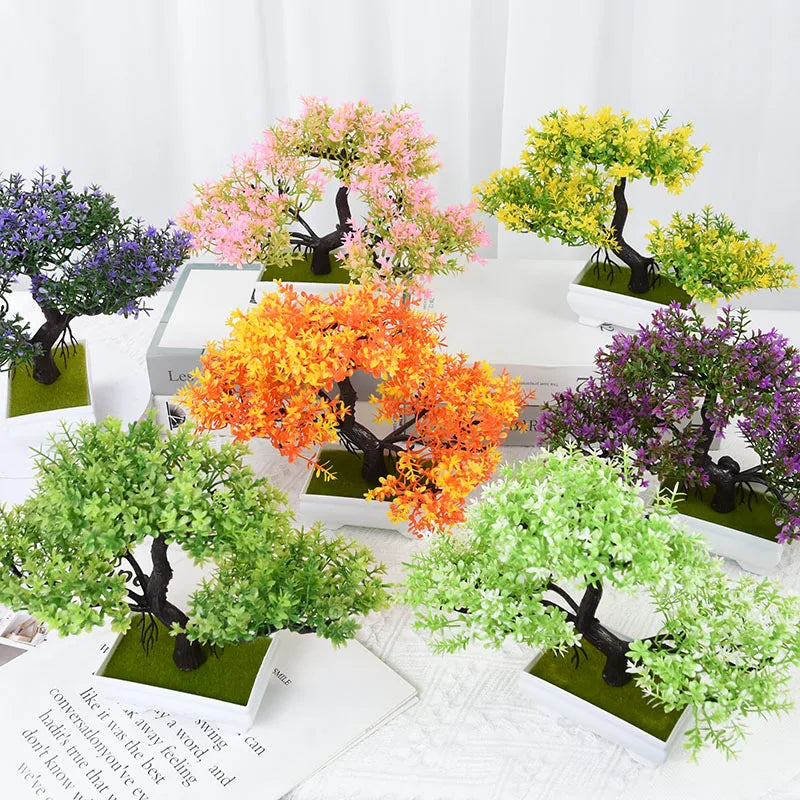 Artificial Bonsai Tree Home Ornament