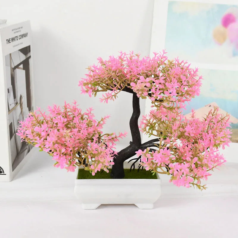 Artificial Bonsai Tree Home Ornament